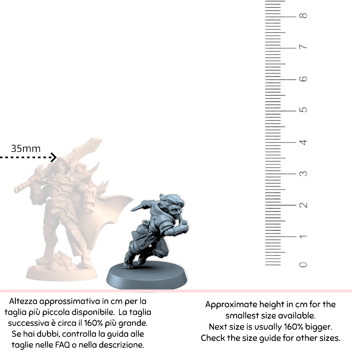 Blink halfling ladro spia scassinatore | miniatura 3D resina | Terre Ostili - immagine 4