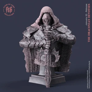 "L'avvizzito" il boia immondo cavaliere dannato busto resina alta qualità miniatura