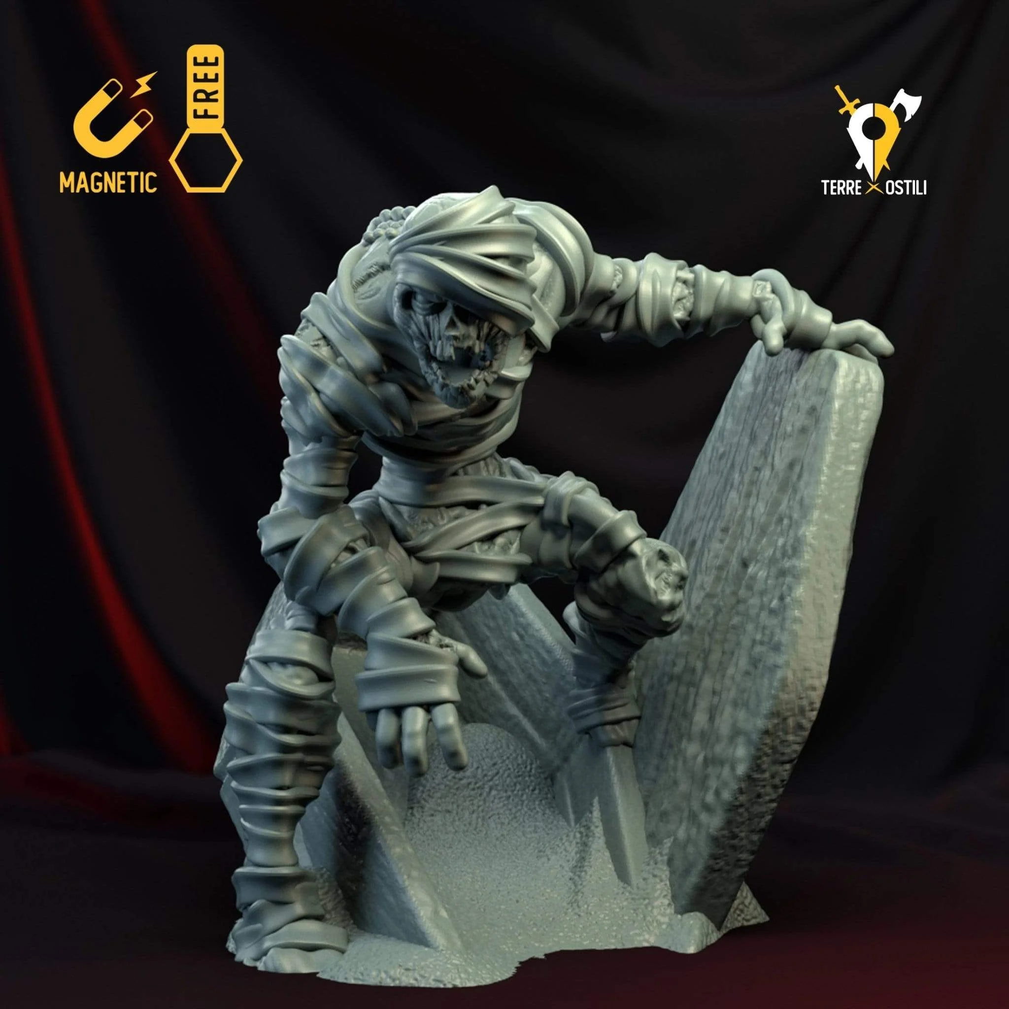 Mummia zombie miniatura