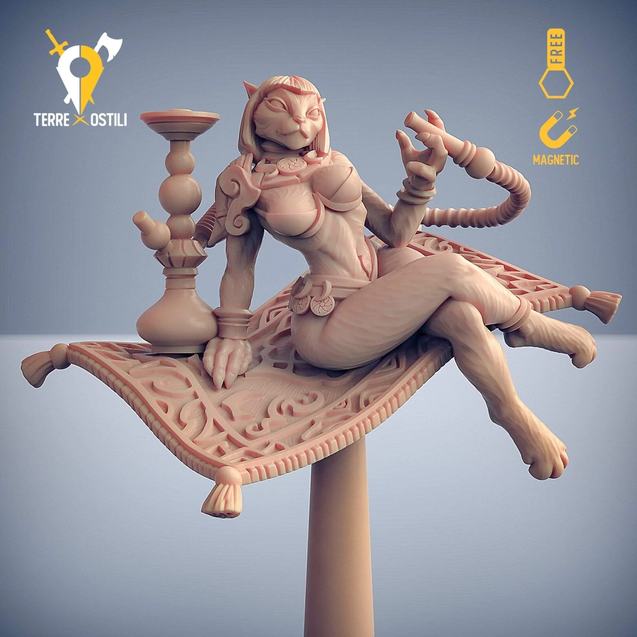 Pinup Rakshasa felinide principessa tappeto miniatura - immagine 2