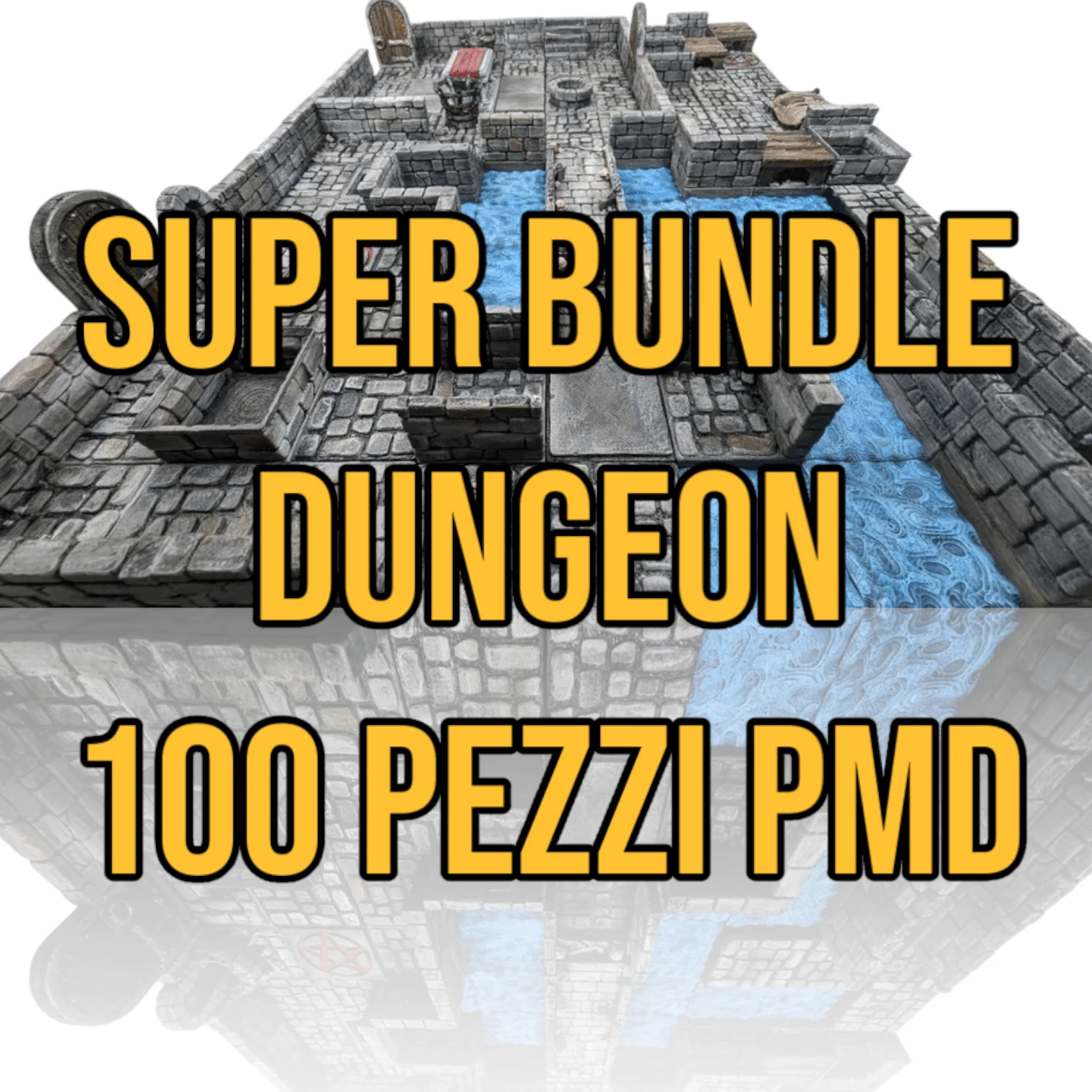 Super bundle Dungeon - bundle set dungeon Modulare 100 pezzi - DB - PMD - immagine 2