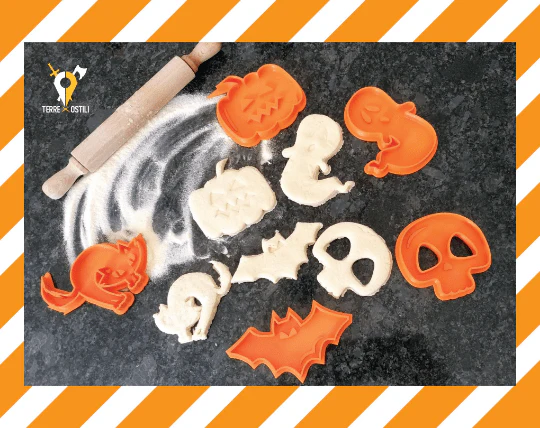Taglia Biscotti Halloween gatto teschio formine taglia pasta accessorio
