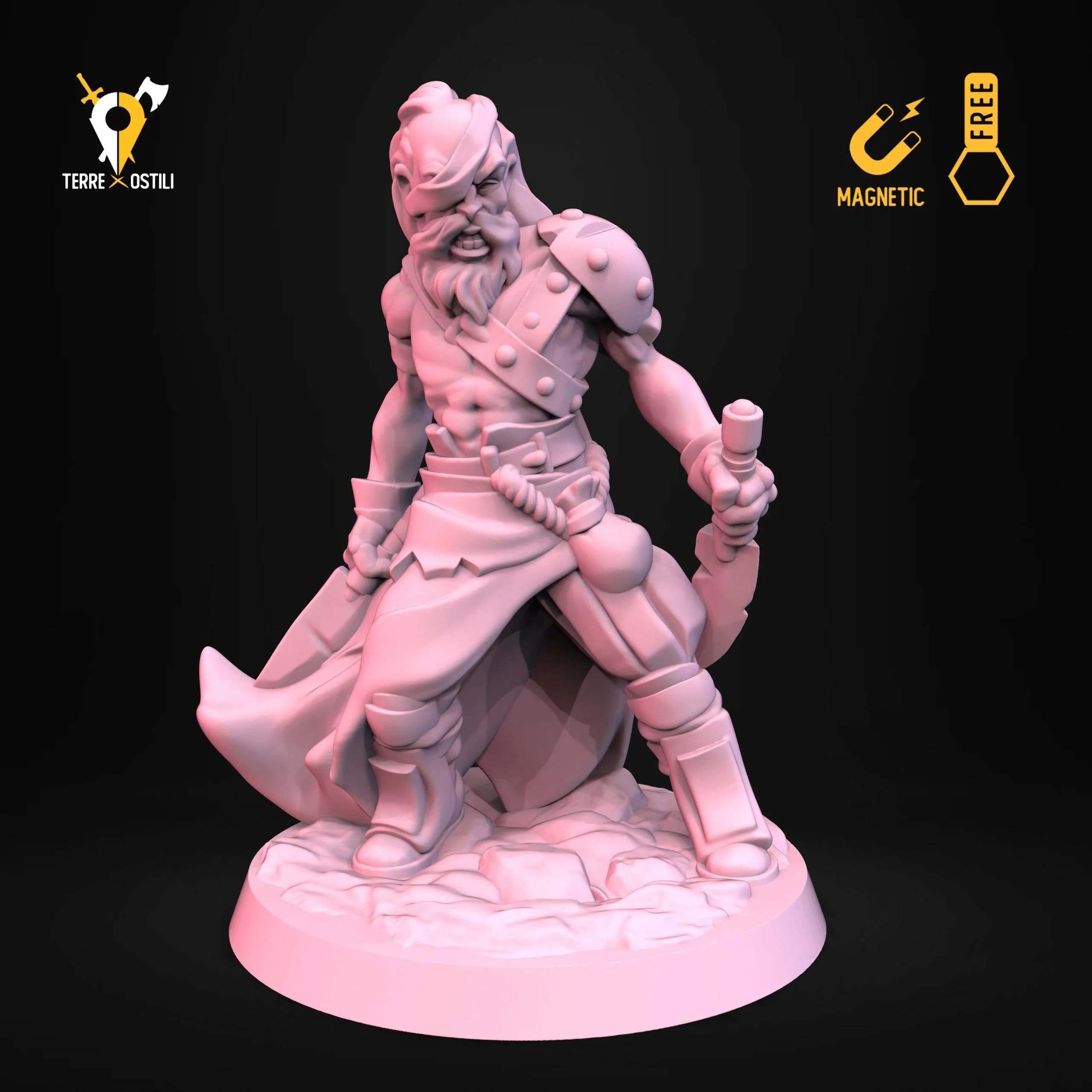 Umano bandito furfante ladro miniatura