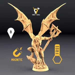 Vampiro capo antico non morto miniatura 3D